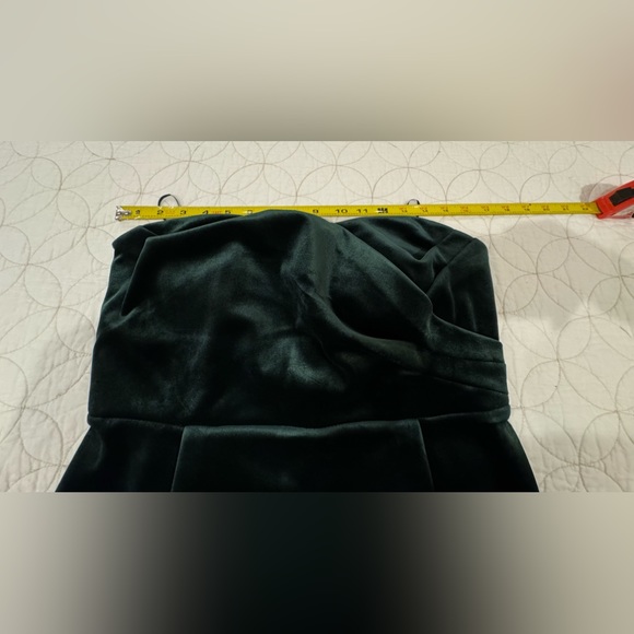 Express Velvet Sweetheart Neckline Strapless Midi Sheath Dress | Size: M #790925 - Picture 8 of 15